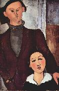 Amedeo Modigliani, Portrat des Jacques Lipchitz mit seiner Frau